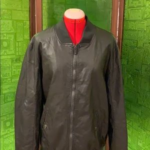 Light spring leather jacket